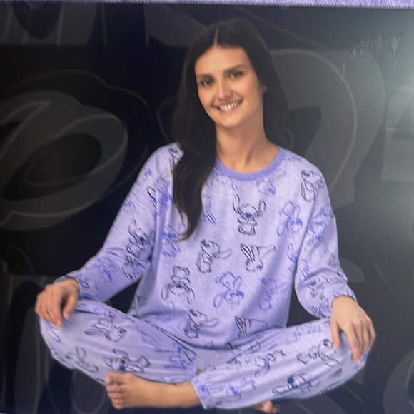 Woman’s brand new Disney stitch pajamas, two-piece set - Picture 2 of 5